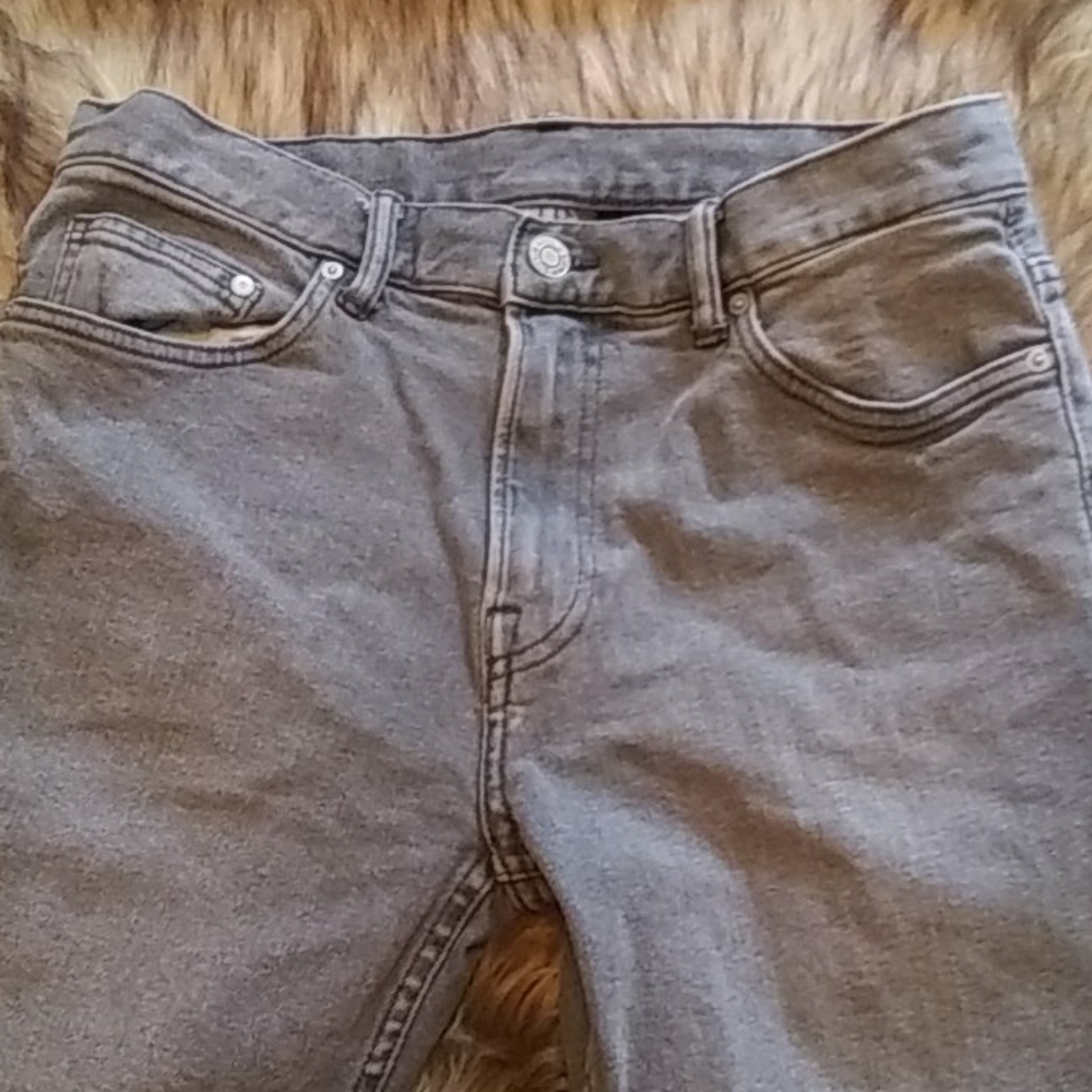Grey Slim Fit Men's Jeans